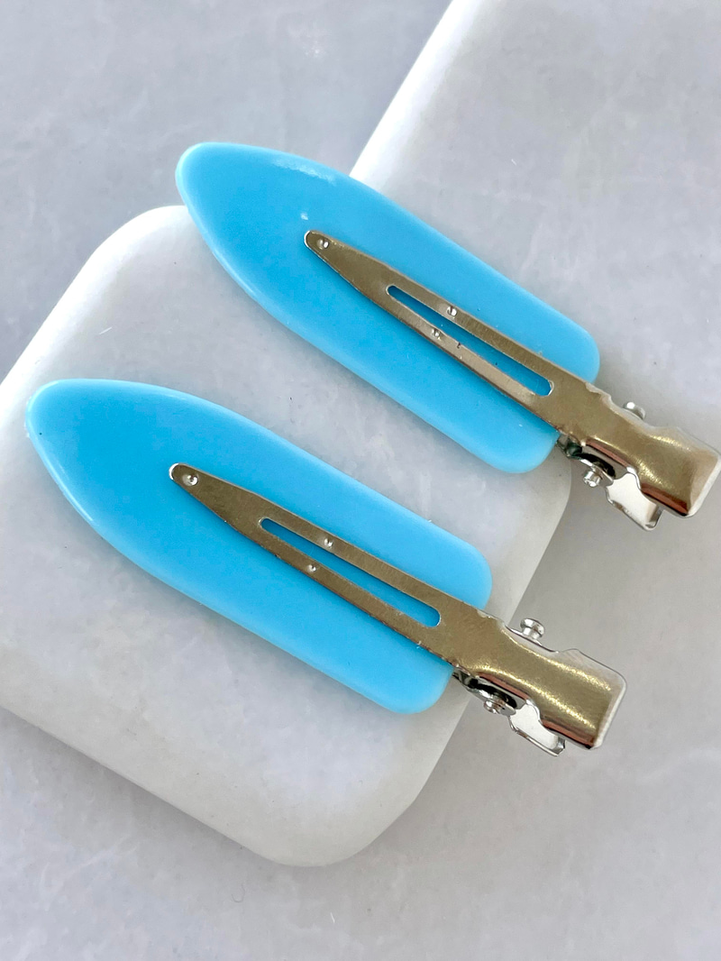 Üçlü İz Yapmayan Silikon Pens Toka Mavi