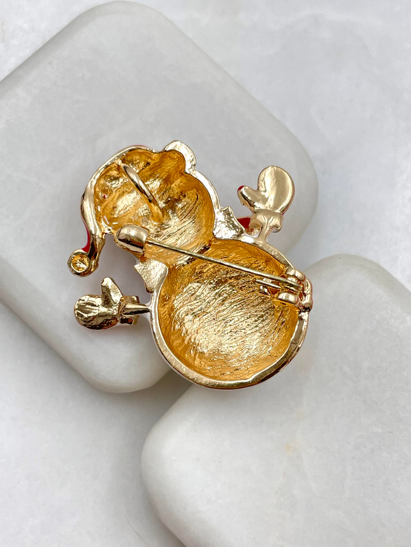 Kardan Adam Broş Gold