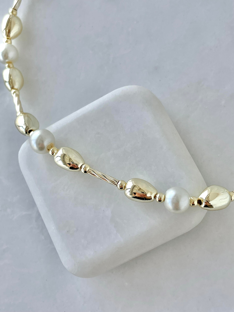 Damla Gold İnci Kolye