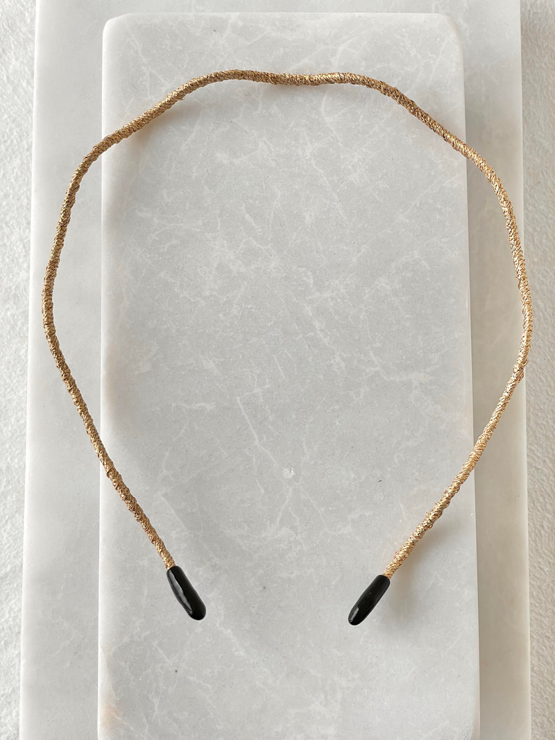 Işıltılı Dalga Model Taç Gold