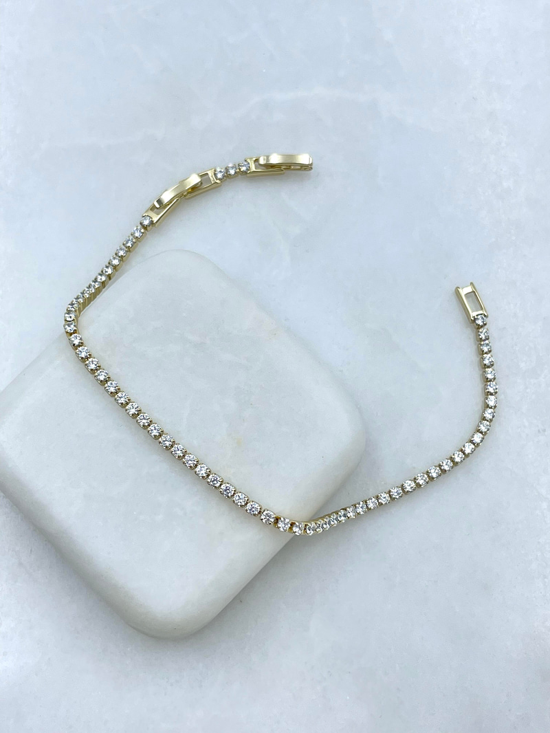Özel Seri Minimal Su Yolu Bileklik Gold