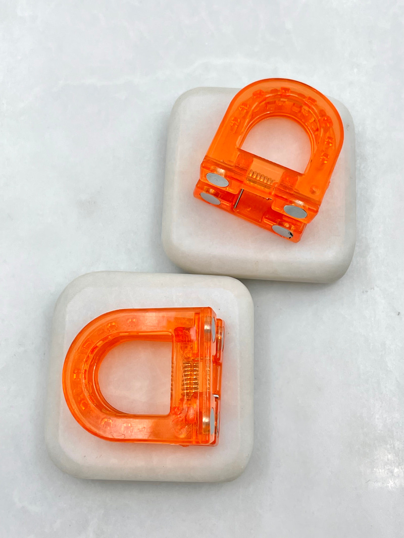Yarım Daire Magnet Lock Toka Turuncu