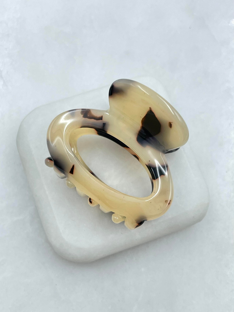 Oval Minik Mandal Toka Krem