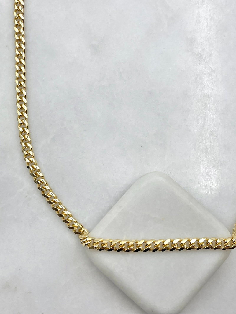 Basic Zincir Kolye 60 cm Gold