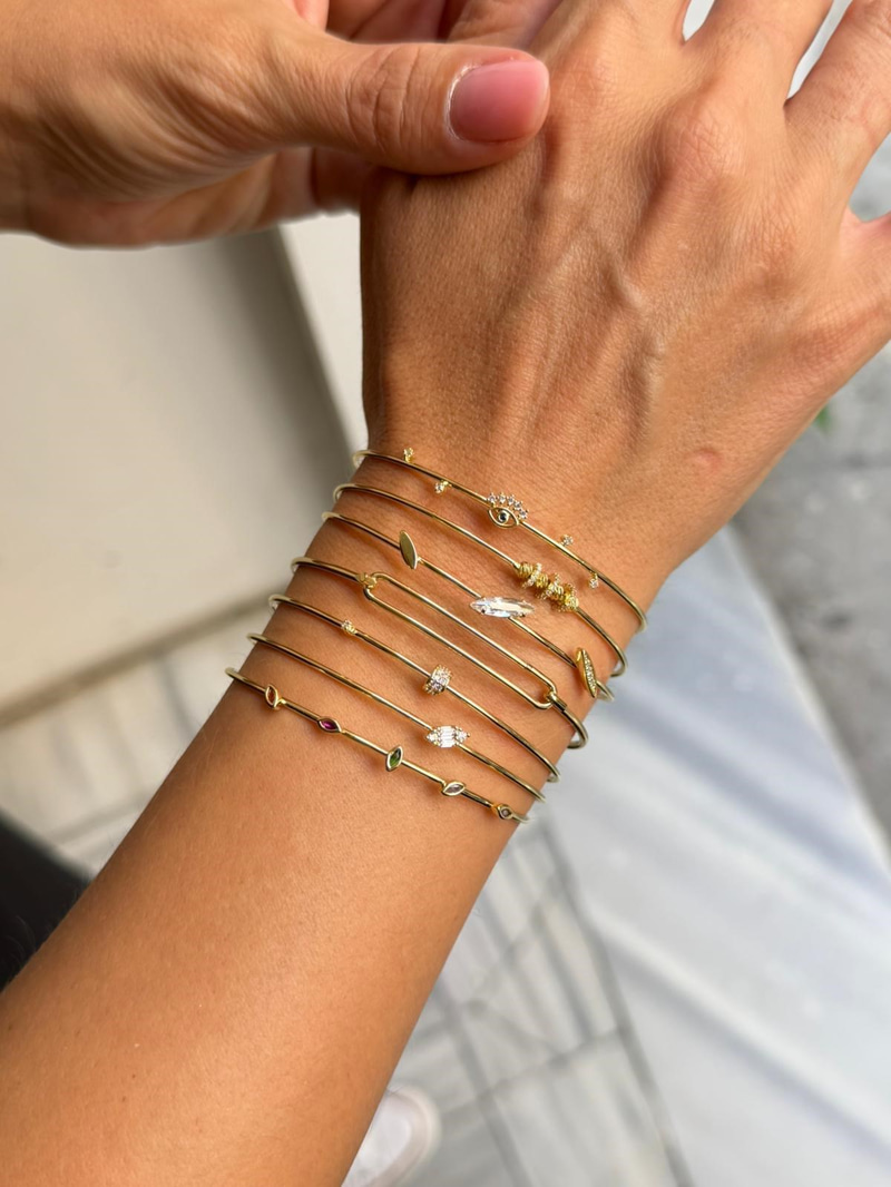 Dorikalı Minimal Kelepçe Gold