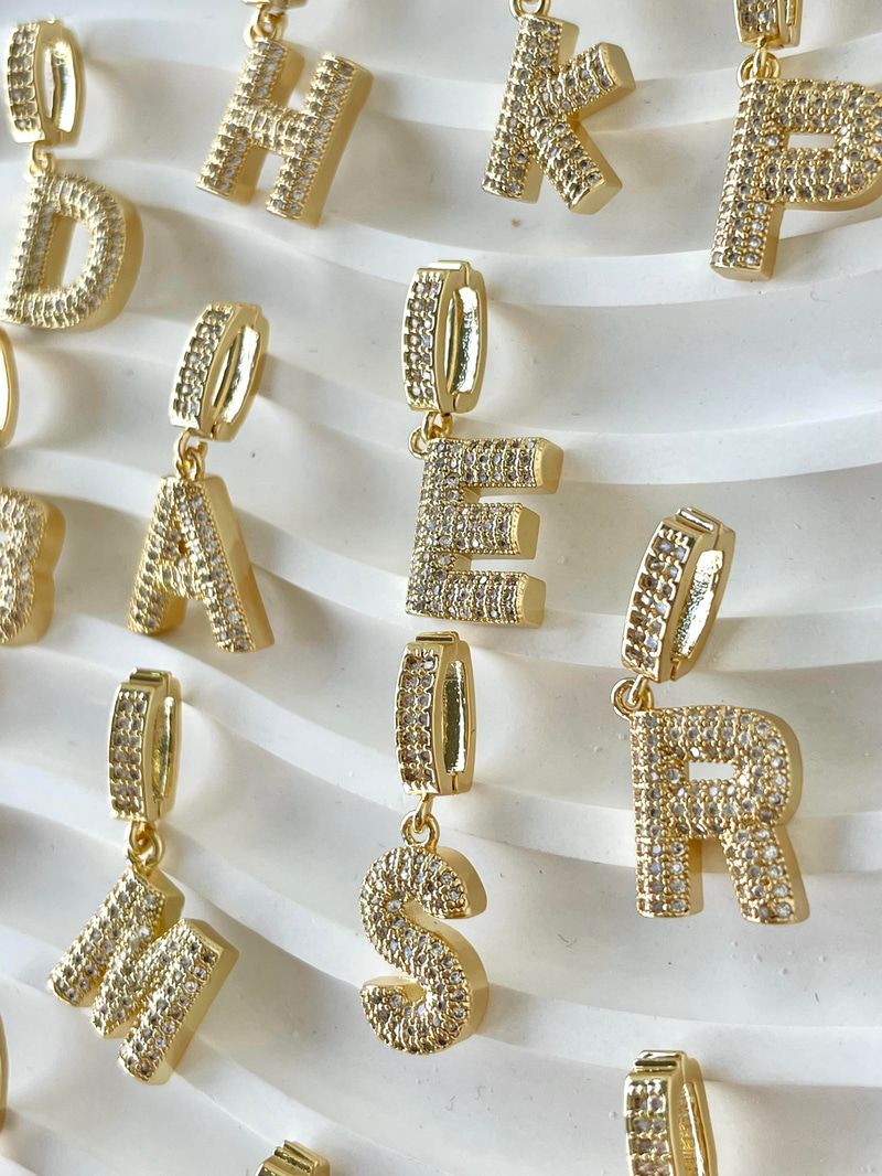 Çelik Harf Ajda Charm Gold