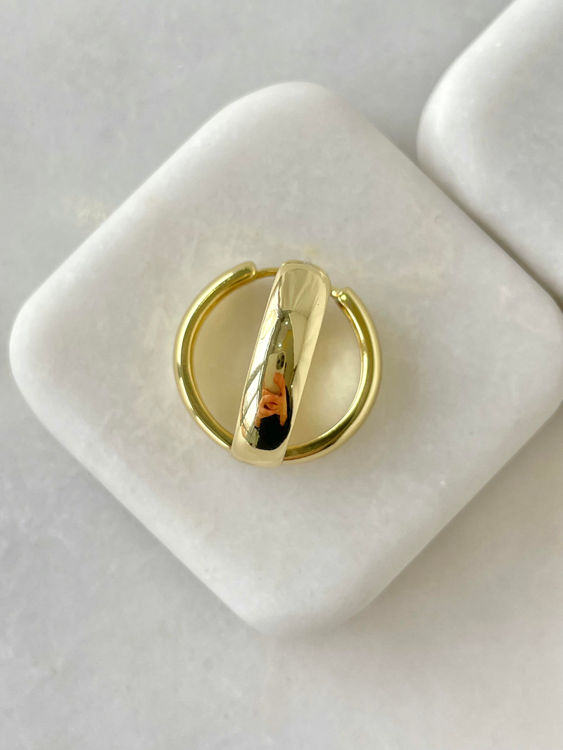 Özel Seri Basic Halka Küpe Gold