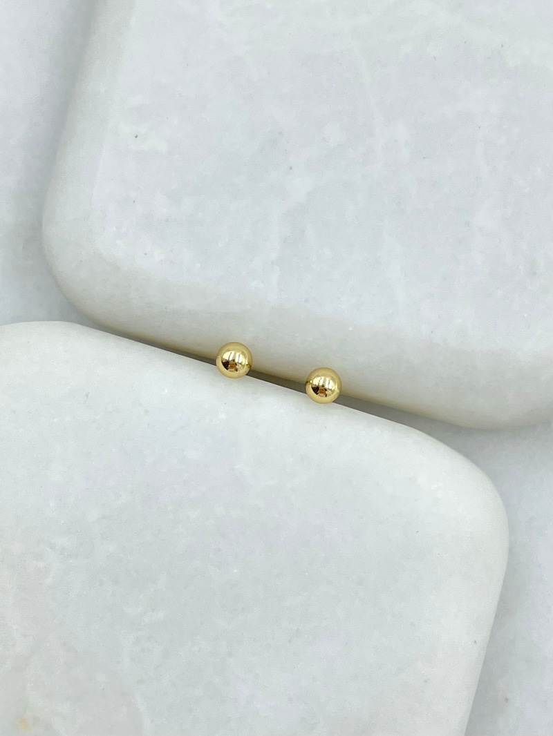 Özel Seri Topçuk Küpe 0,2 mm Gold