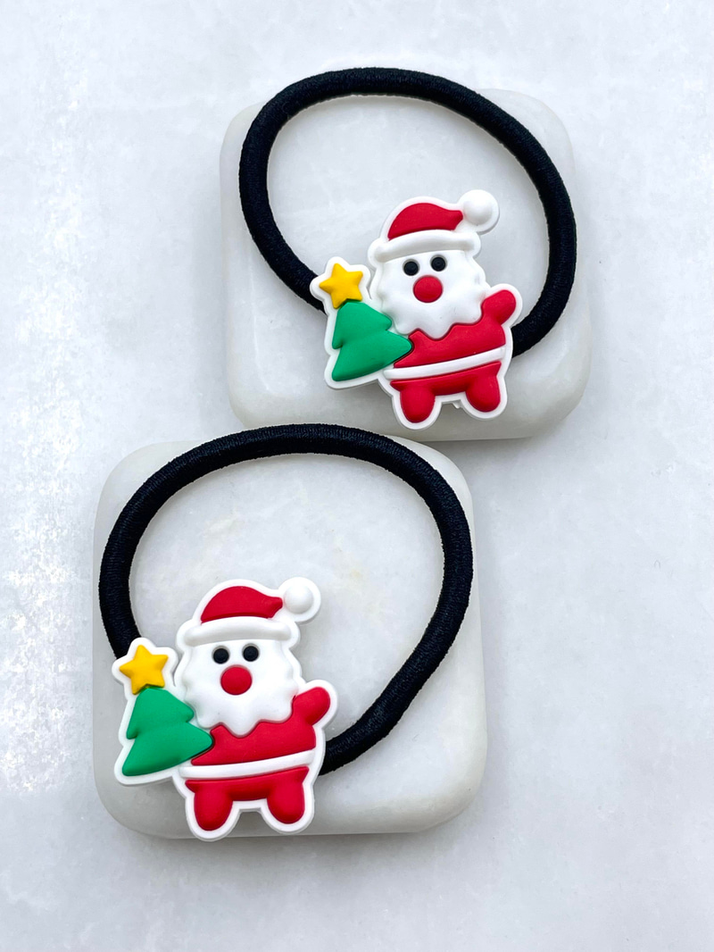 Noel Baba Lastik Toka Renkli