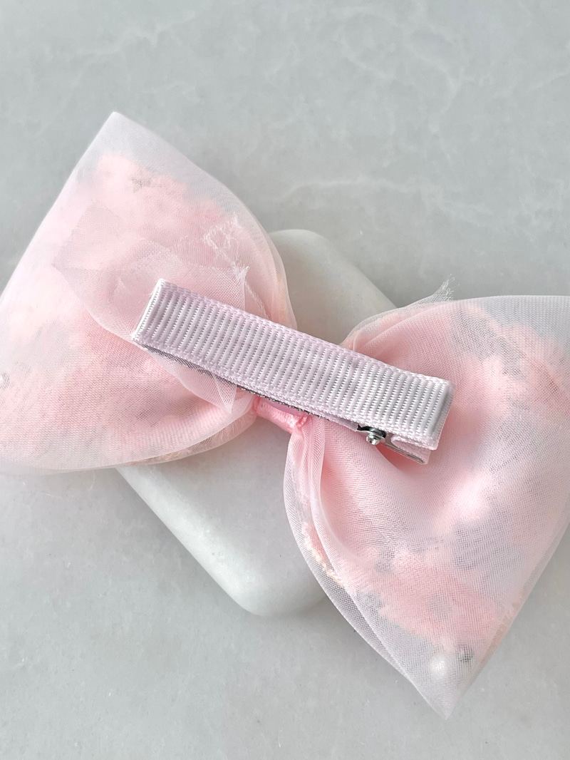 İncili Fiyonk Pens Toka Pembe