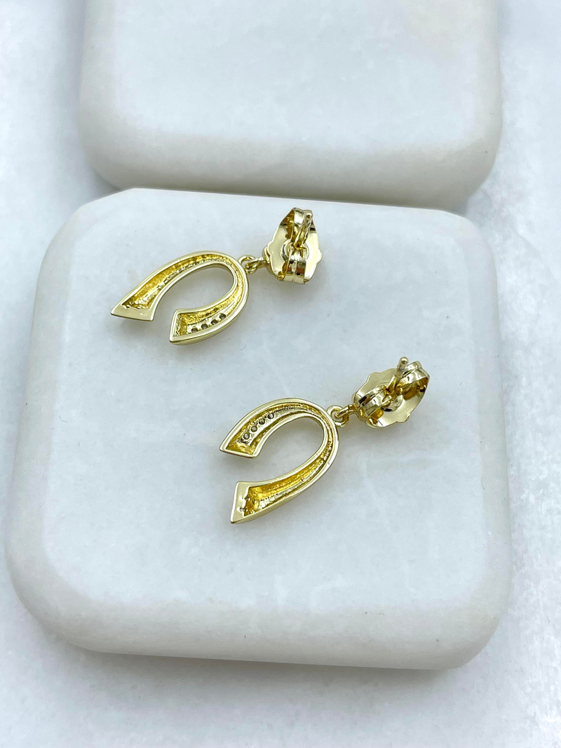 Özel Seri Tasarım Küpe Gold