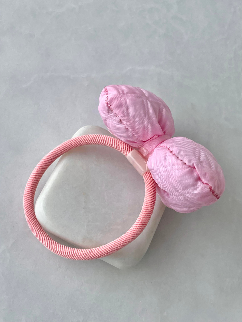 Pofuduk Fiyonk Lastik Toka Toz Pembe