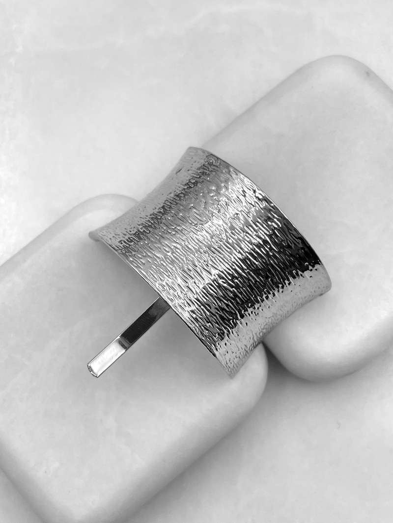 Metal Işıltılı At Kuyruğu Tokası Gümüş