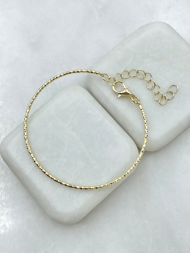 Tel Bileklik Gold