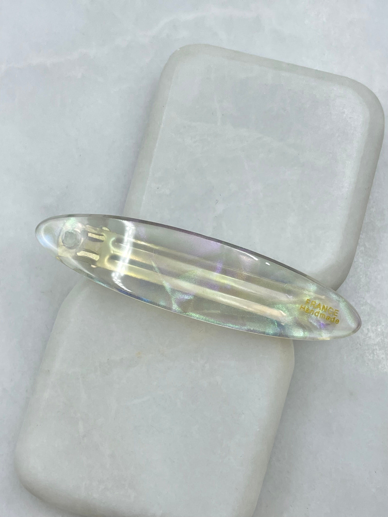 Oval Sedefli Otomatik Toka Ekru