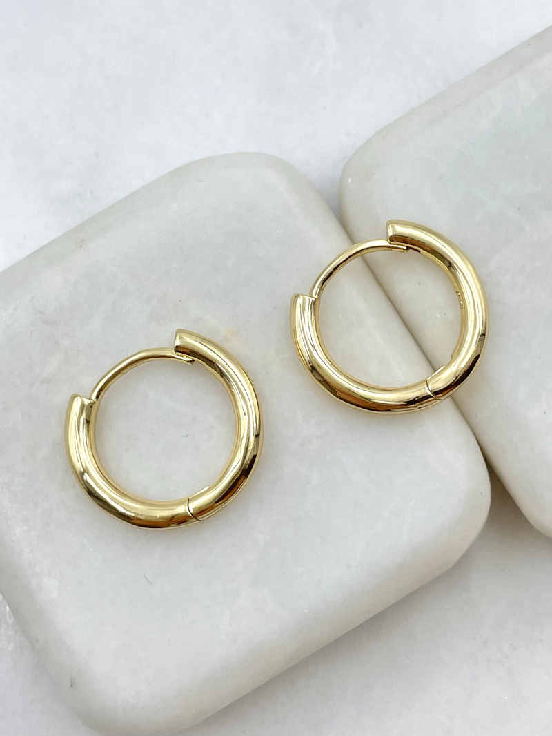 Basic Halka Küpe 1.8 cm Gold