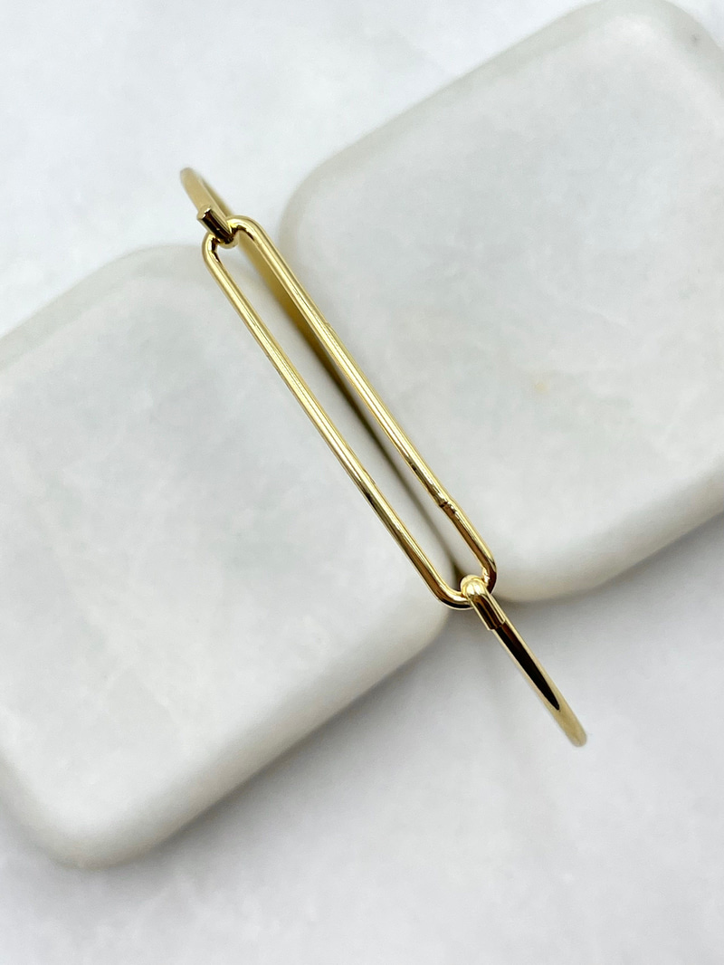 Birleşim Model Minimal Kelepçe Gold