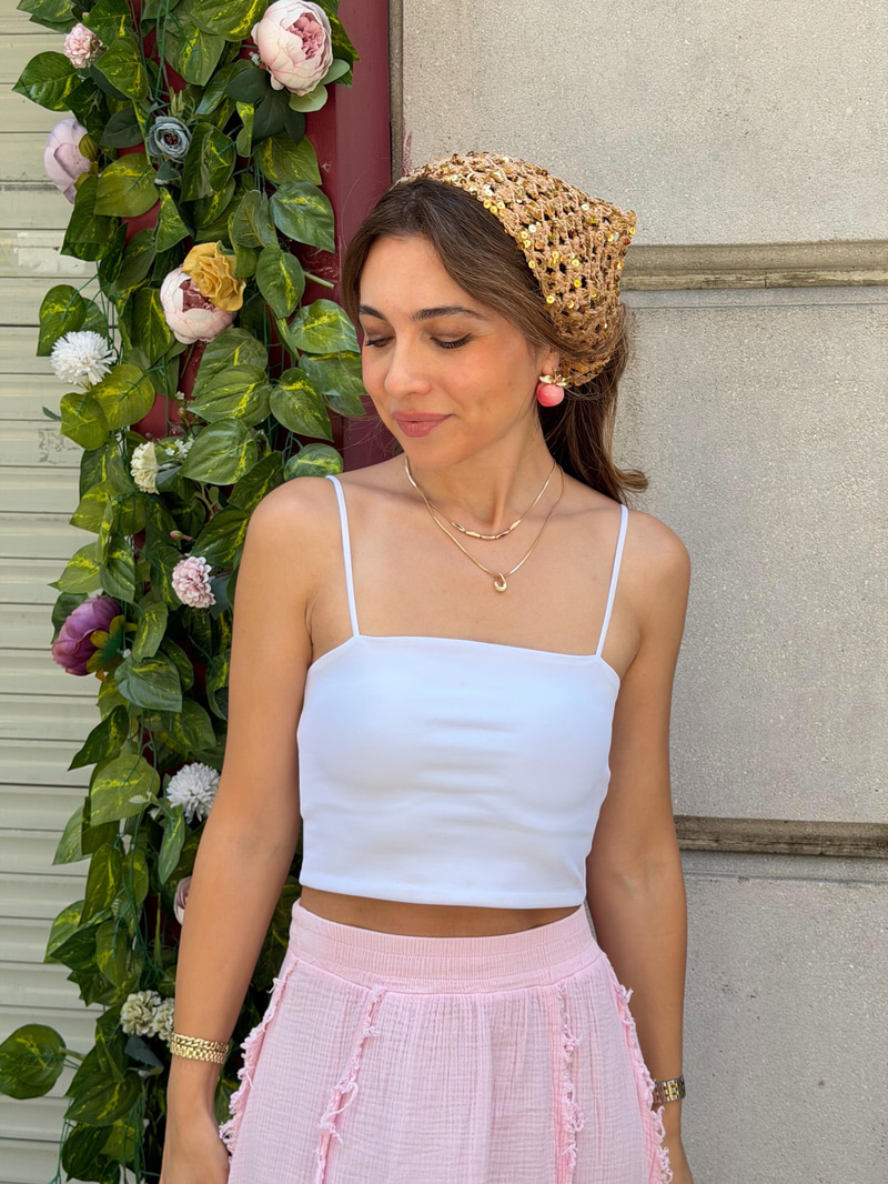 Pullu Bandana Bej