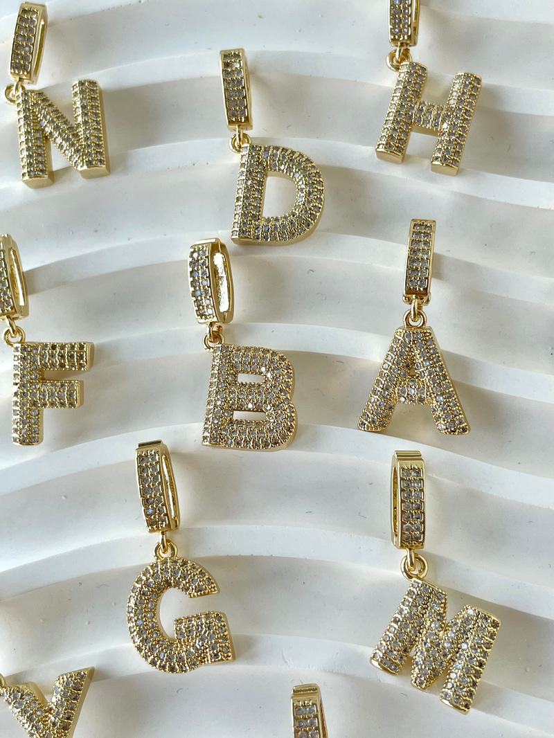 Çelik Harf Ajda Charm Gold