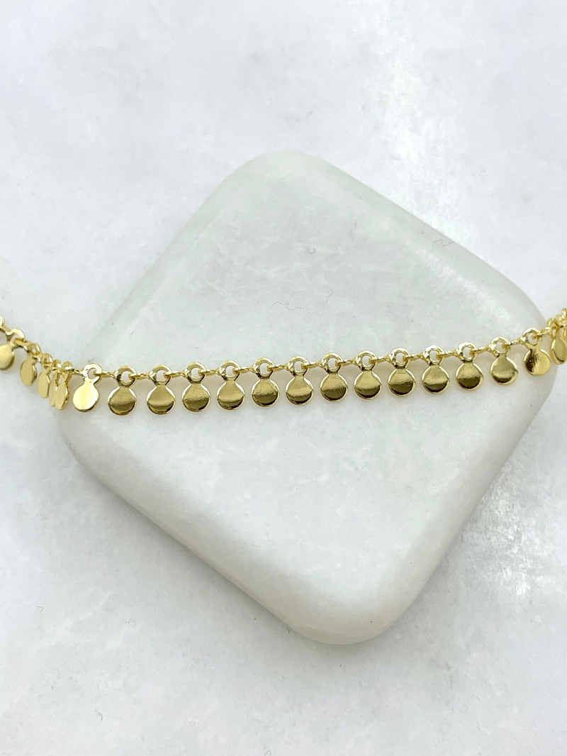 Pul Sallantılı Kolye Gold