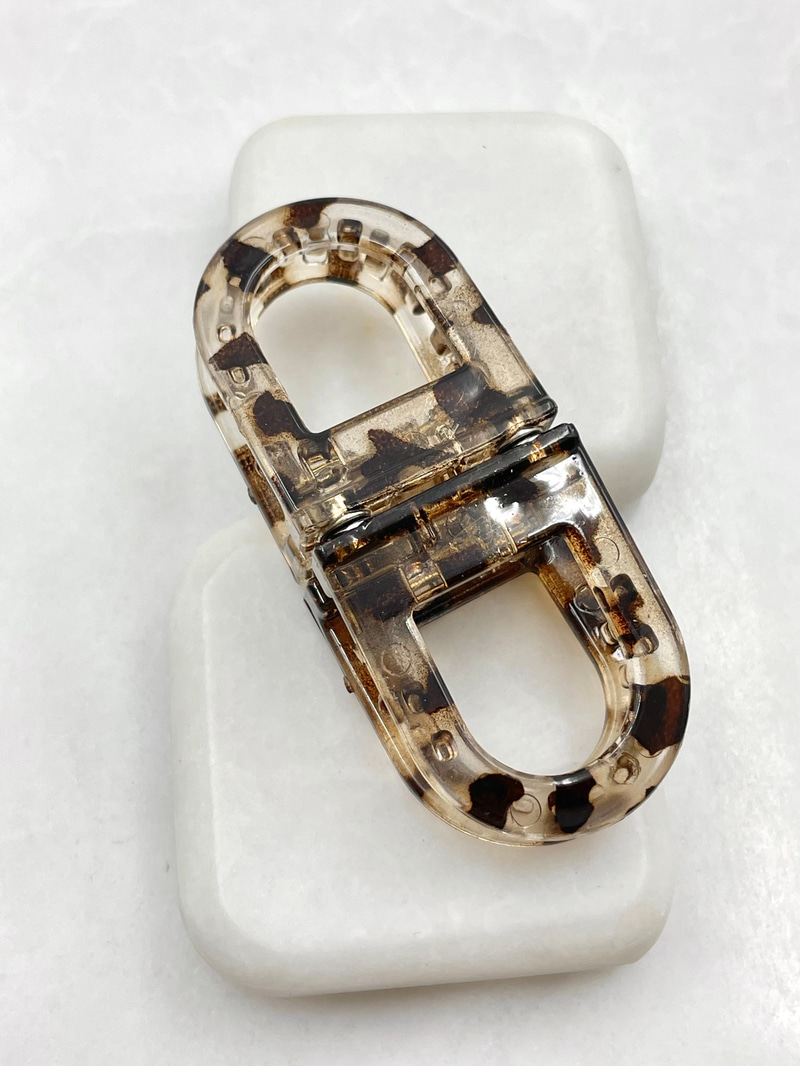 Magnet Lock Yarım Daire Toka Kahve