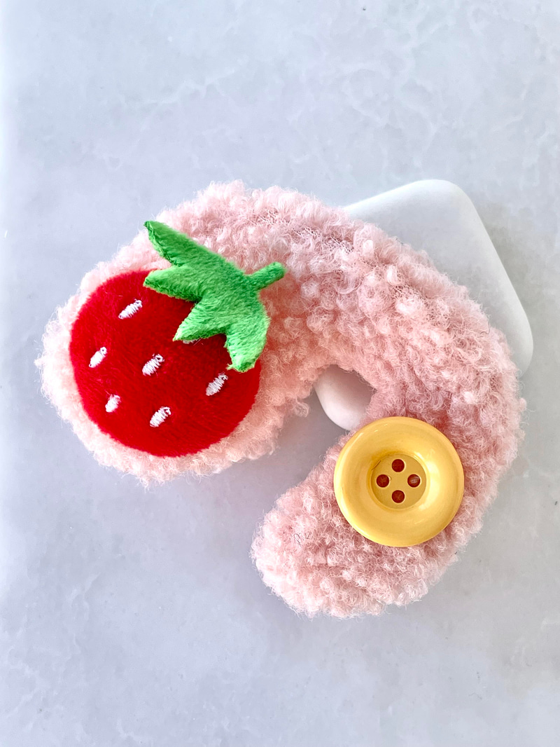 Peluş Çiçek Mandal Toka