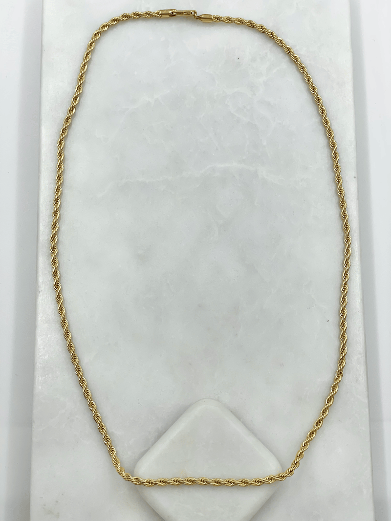 Özel Seri Burgu Kolye 70 cm Gold