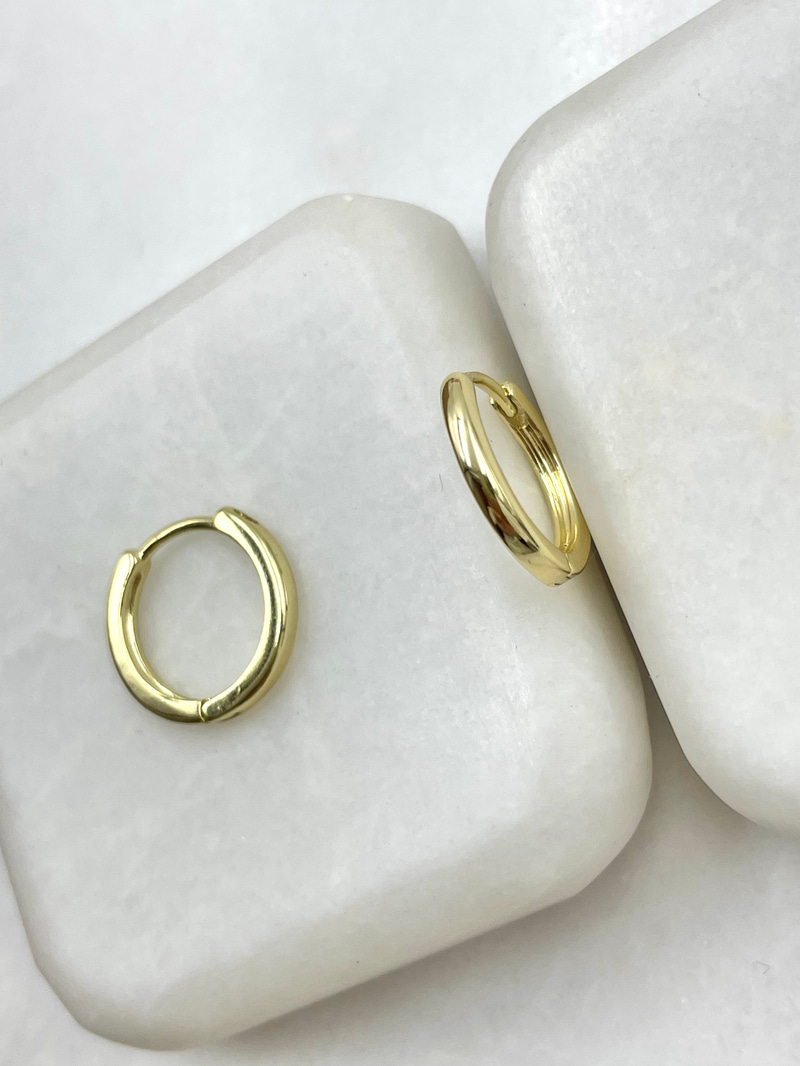 Özel Seri Basic Halka Küpe 1.5 cm Gold