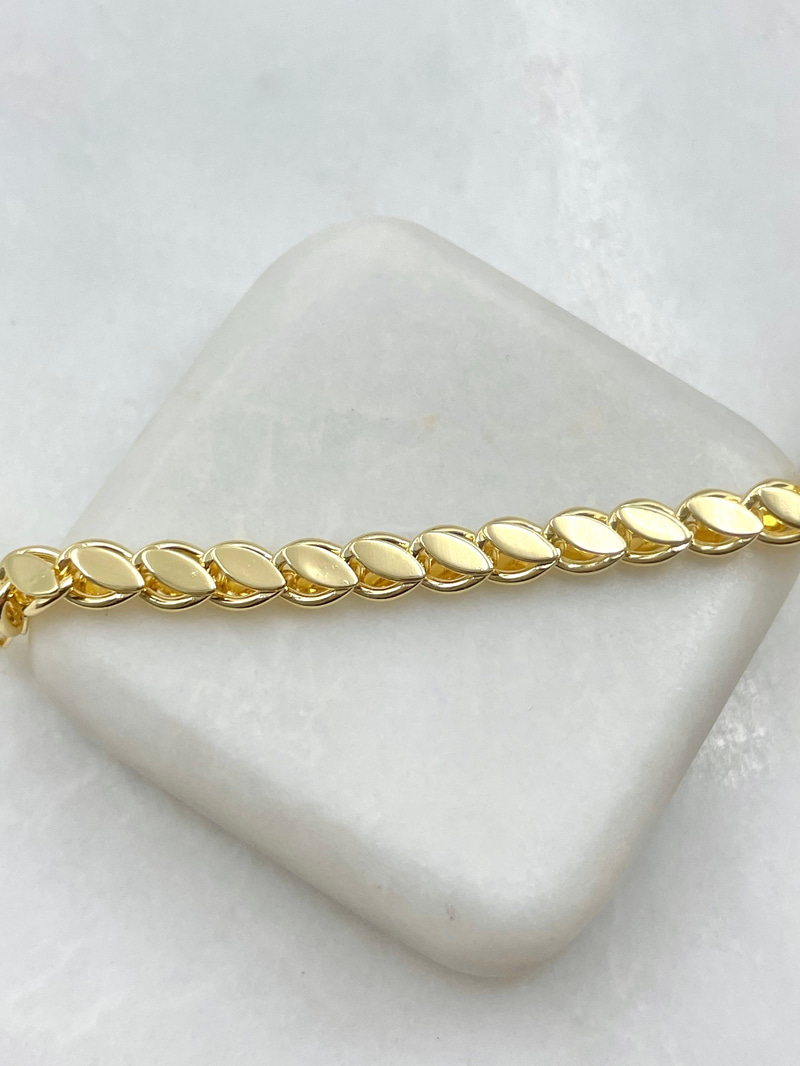 Arpa Zincir Kolye 45 cm Gold