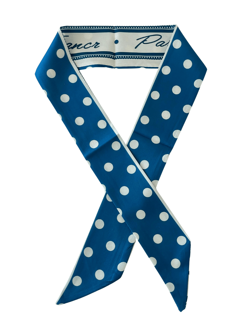 Puantiyeli Bandana Fular Renkli