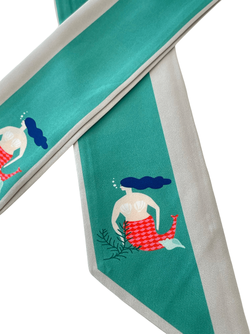Deniz Kızı Bandana Fular Renkli