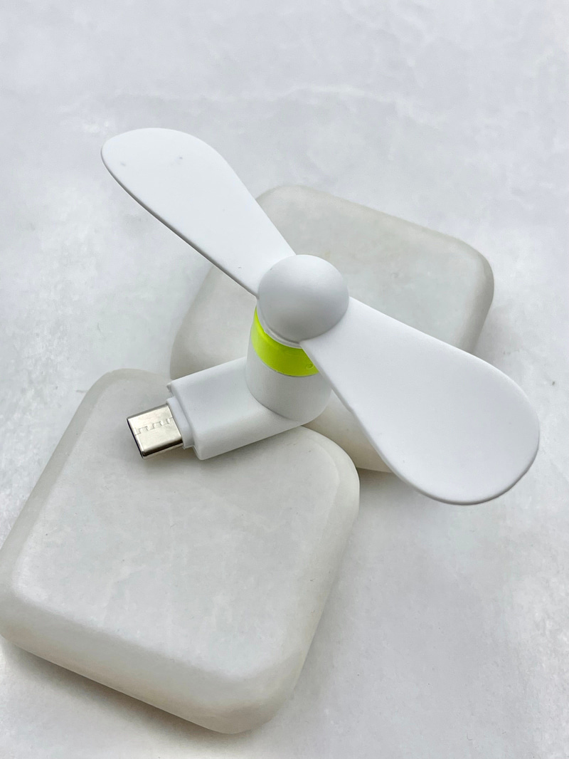 Mini Fan Type-C Beyaz