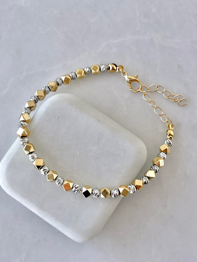 Küp Dorikalı Çift Renk Bileklik