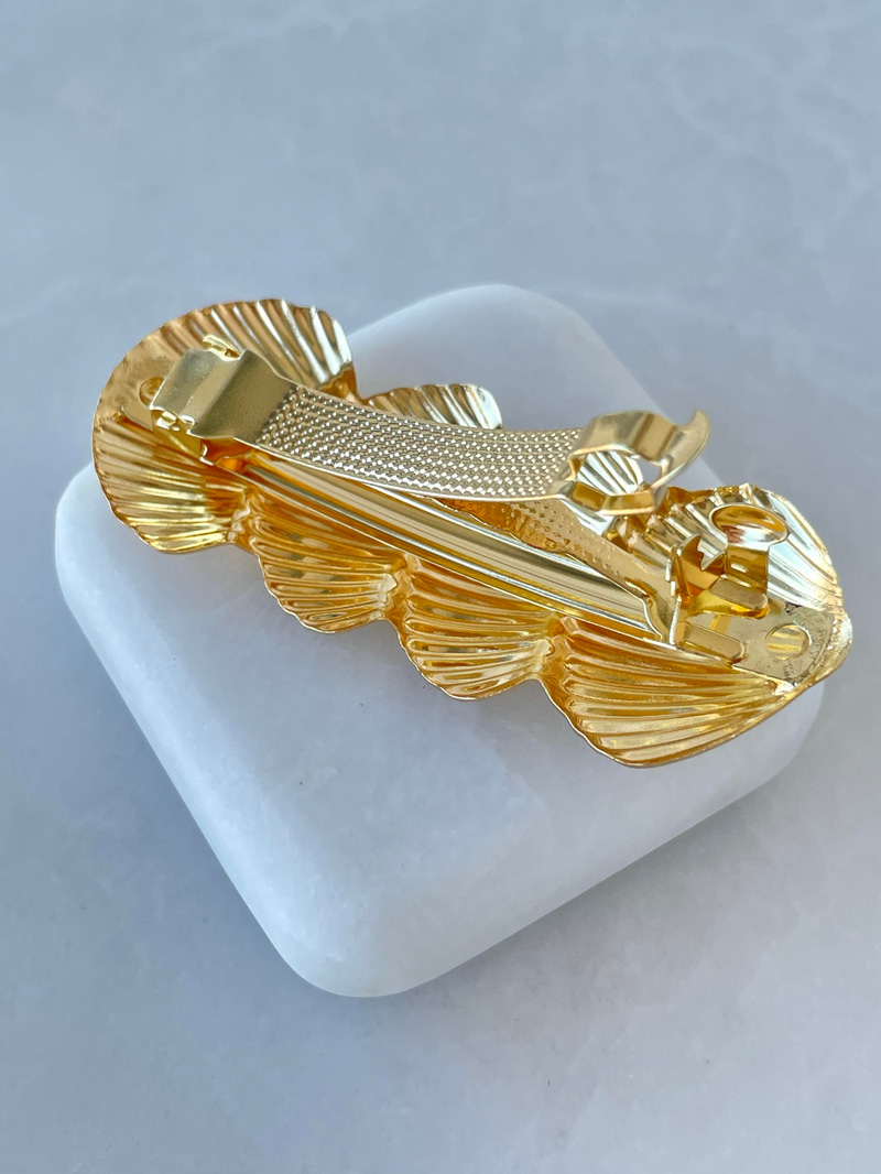 Dizi Deniz Kabuğu Otomatik Toka Gold