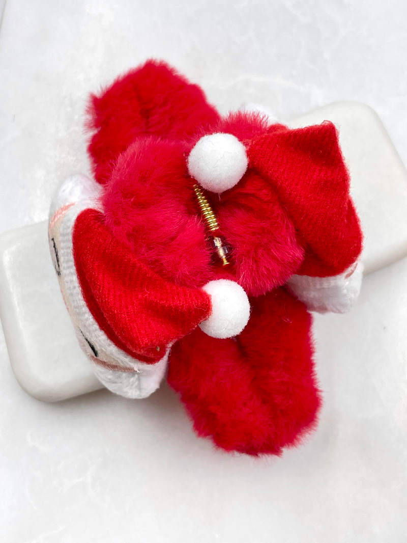 Mutlu Noel Baba Peluş Mandal Toka Renkli