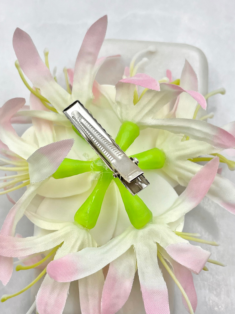 Yapraklı Lotus Pens Toka Pembe