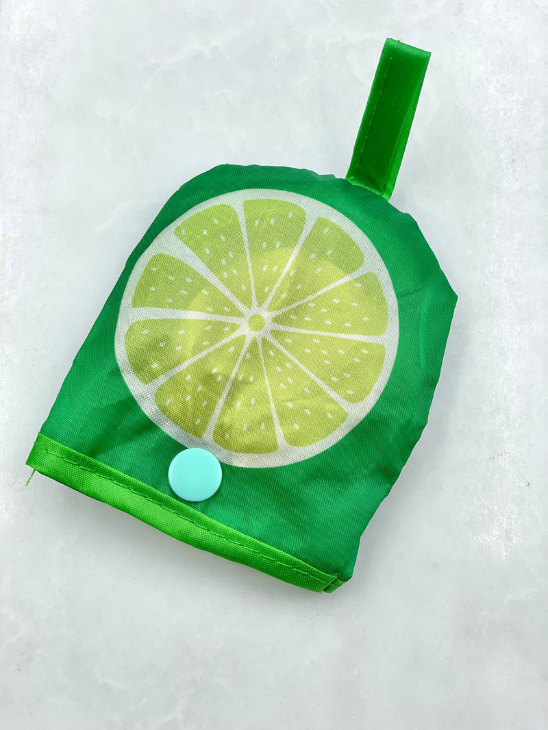 Çantalı Küçük Yelpaze Lime