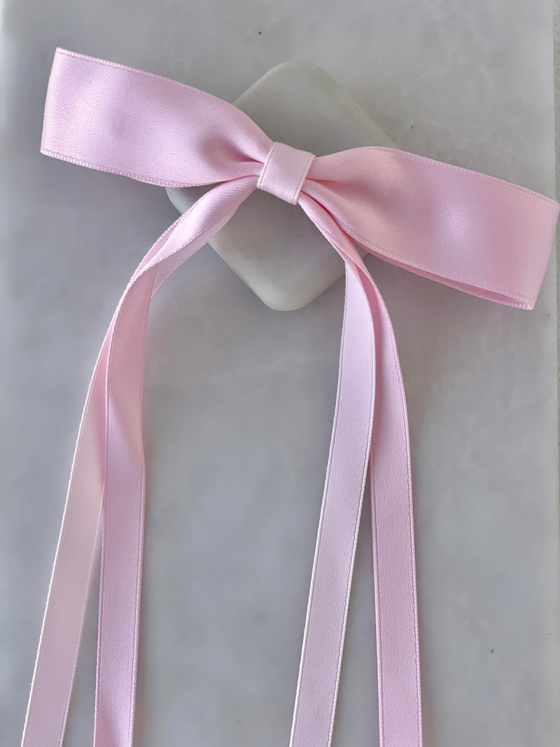 Pembe Kurdele Fiyonk Otomatik Toka