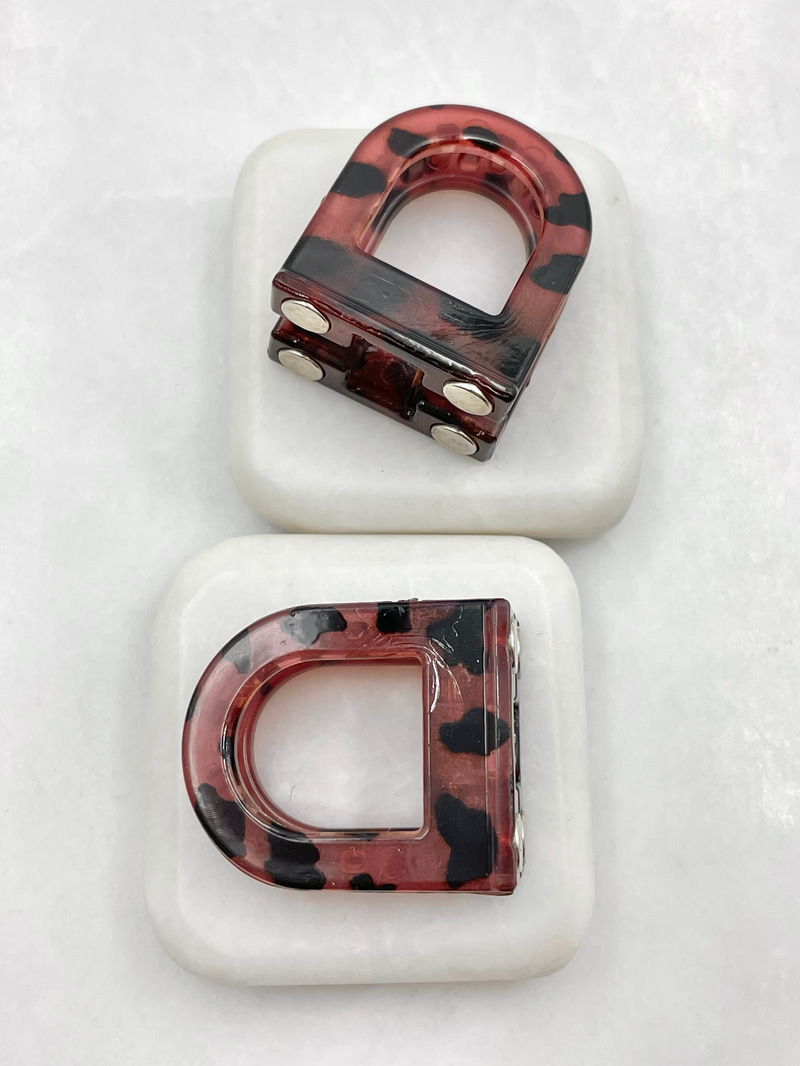 Magnet Lock Yarım Daire Toka Bordo