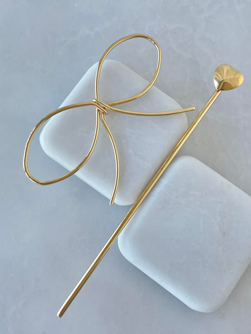 Fiyonk Model Topuz Tokası Gold