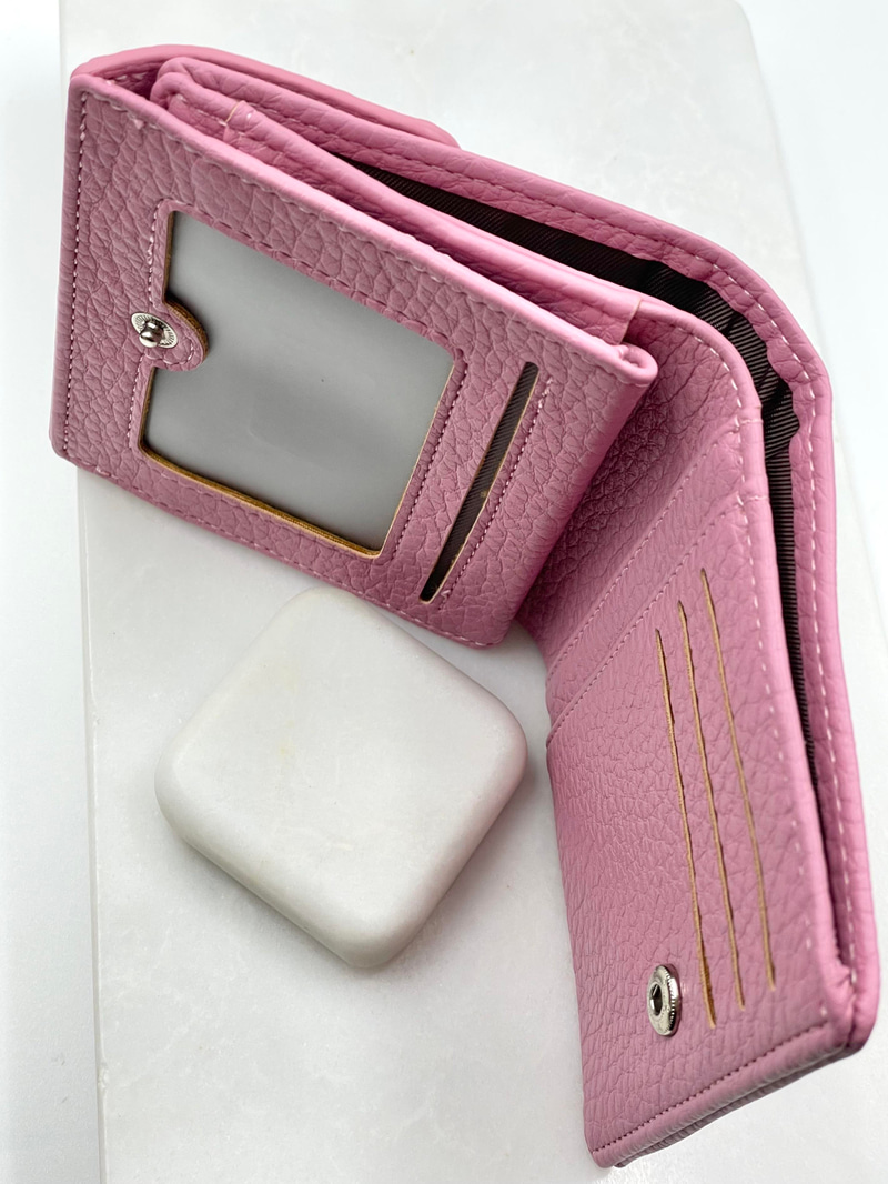 Küçük Kapaklı Cüzdan Pembe