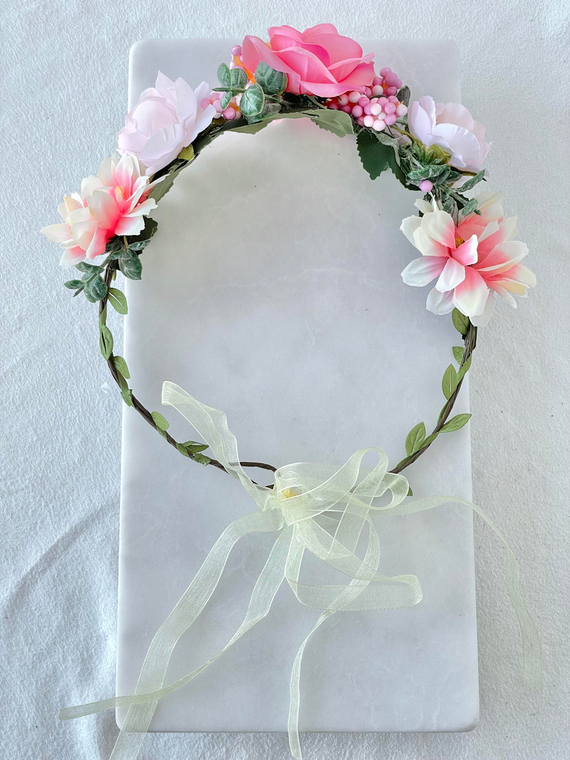 Gül Mandal Taç Pembe