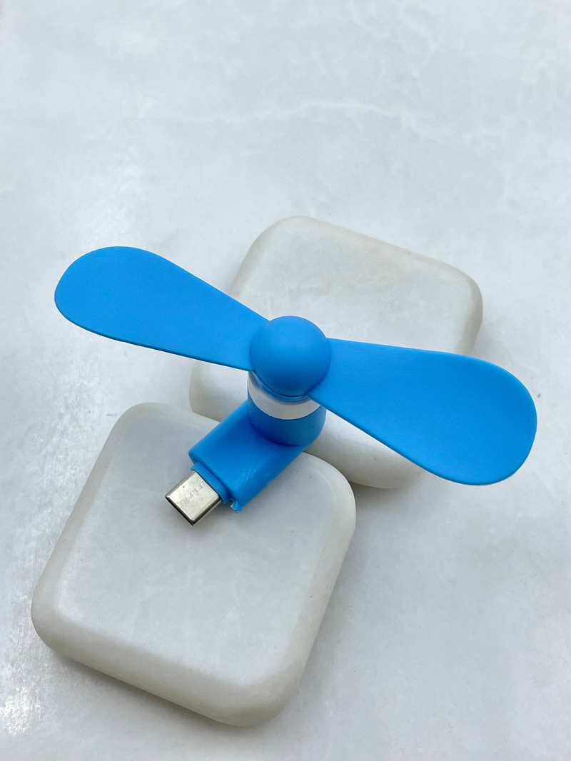 Mini Fan Type-C Mavi