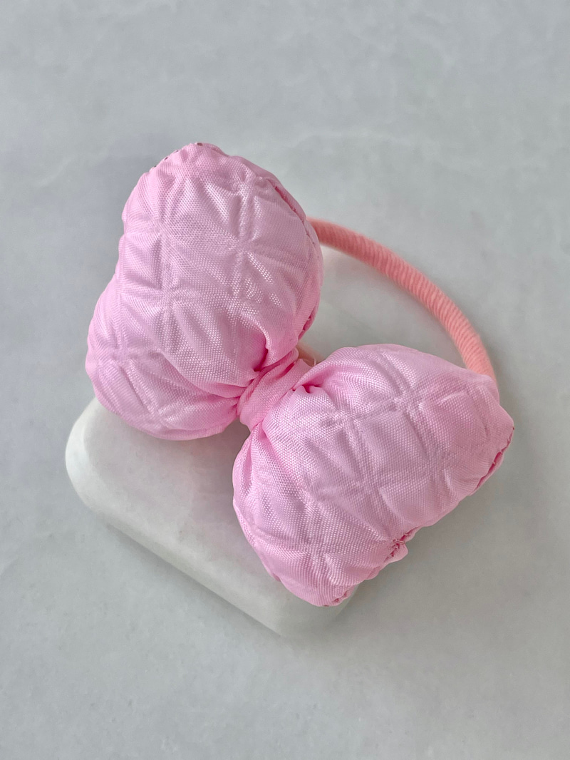 Pofuduk Fiyonk Lastik Toka Toz Pembe