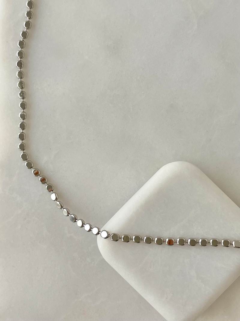 Özel Seri Arpa Kolye 45 cm Gümüş