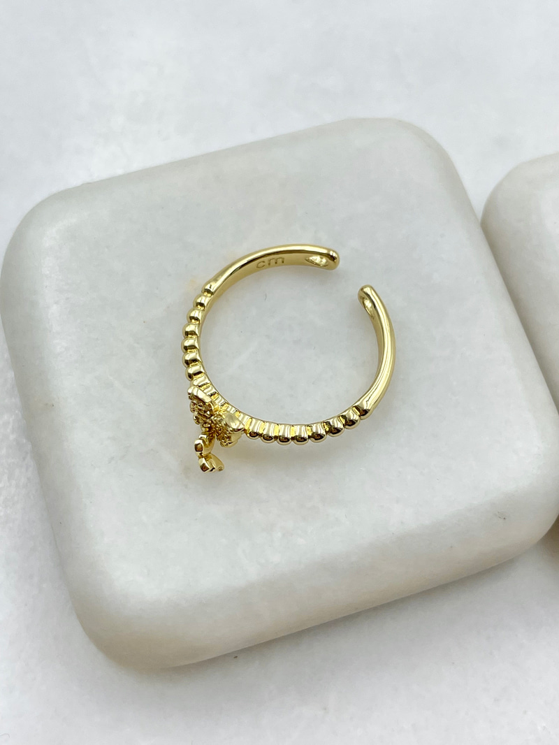 Minimal Kelebek Sallantılı Yüzük Gold