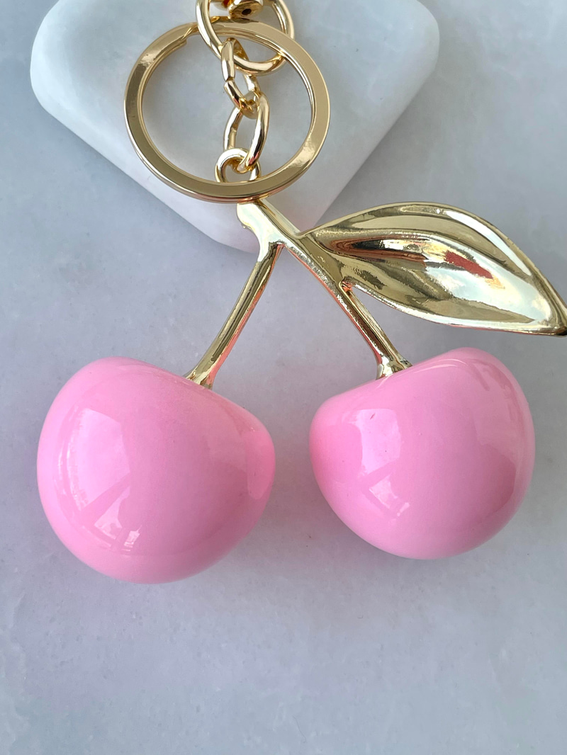 Kiraz Çanta Aksesuarı Şeker Pembe