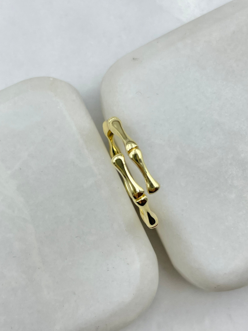 Minimal Kemik Model Yüzük Gold