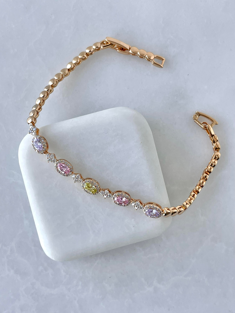 Özel Seri Minik Oval Taşlı Bileklik