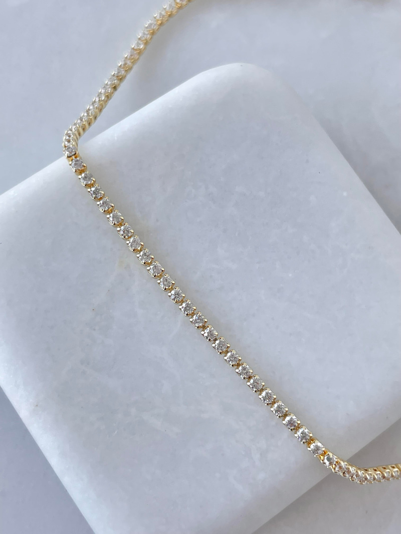 Altın Kaplama Minimal Su Yolu Bileklik Gold